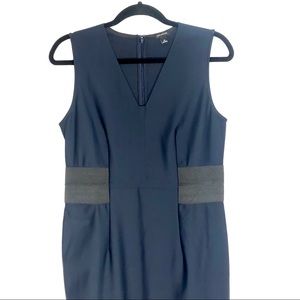 Ann Taylor Navy Scuba Knit Dress